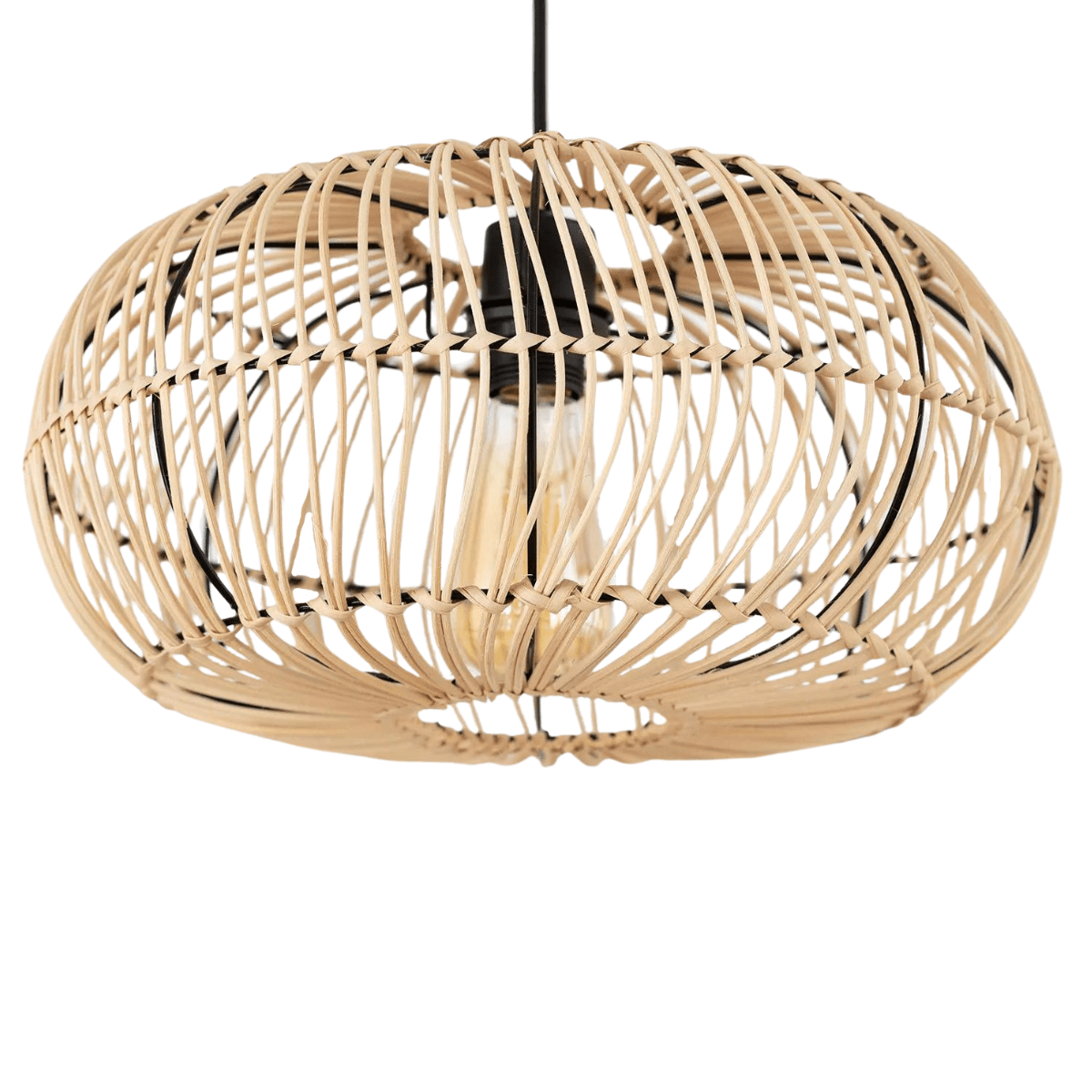 Rattan pendant light